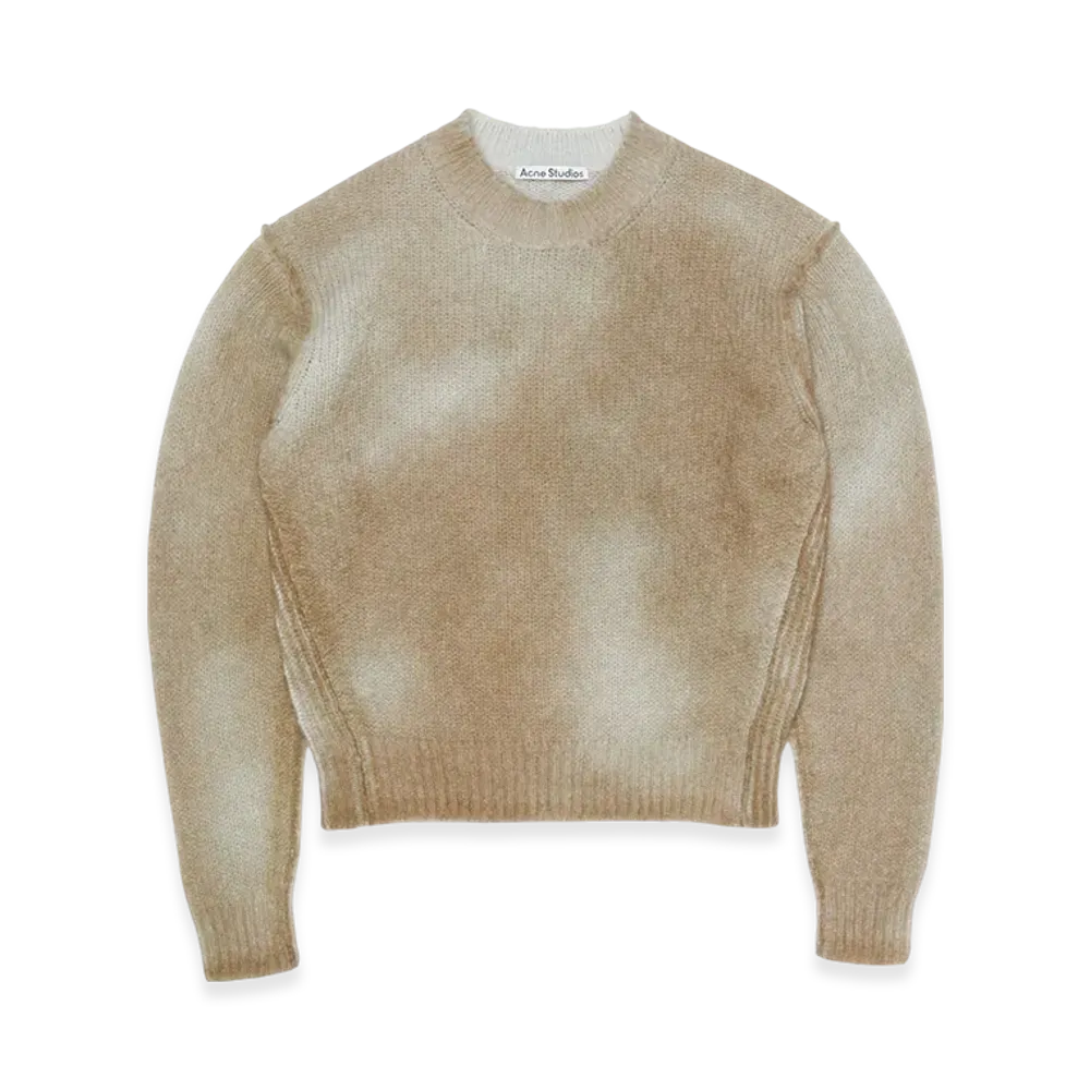 Acne Studios Spray-Finish Sweater "Mushroom Beige"