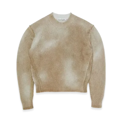 Acne Studios Spray-Finish Sweater "Mushroom Beige"