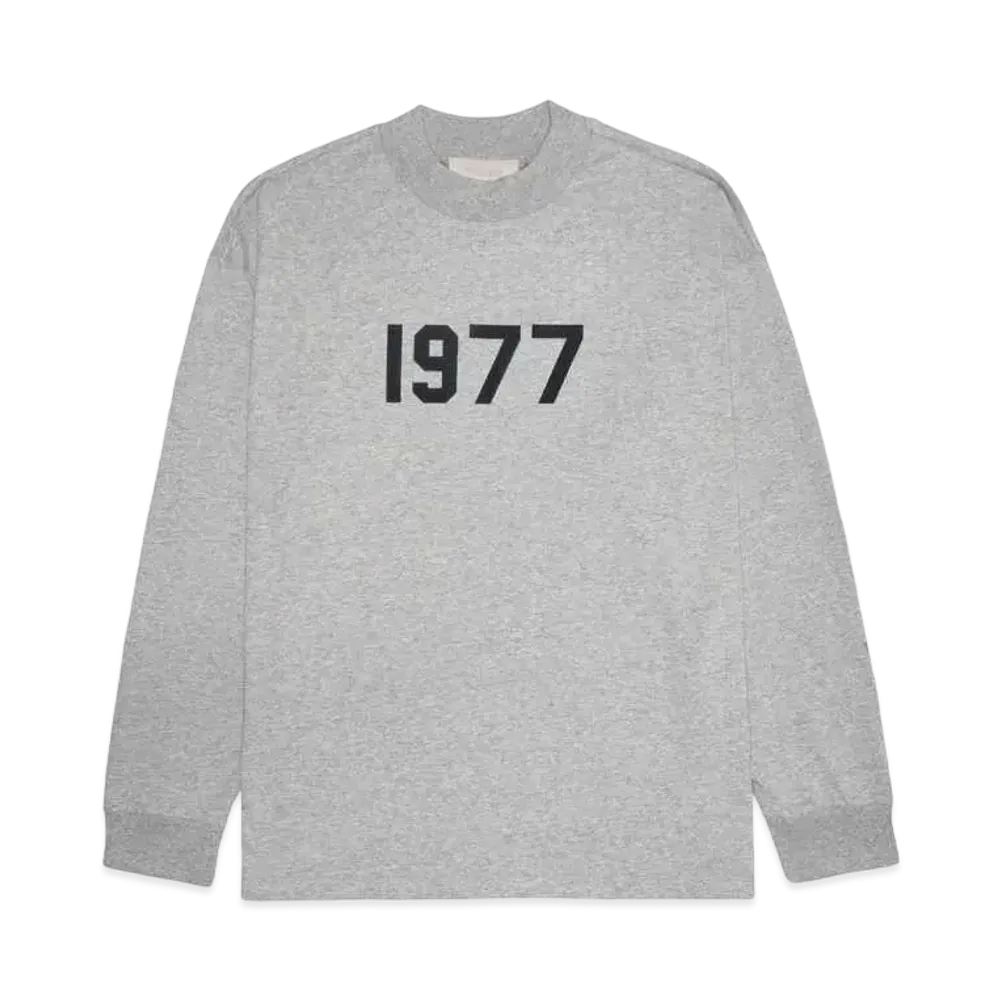 FEAR OF GOD ESSENTIALS 1977 L/S T-SHIRT "Dark Oatmeal"