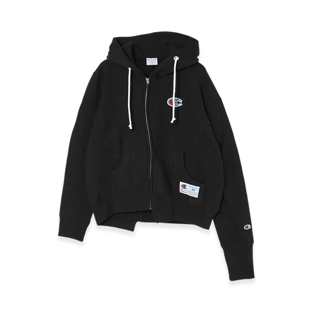UNDERCOVER x Champion Cotton Polyester Fleece Lined Zip Up Hoodie "Black"