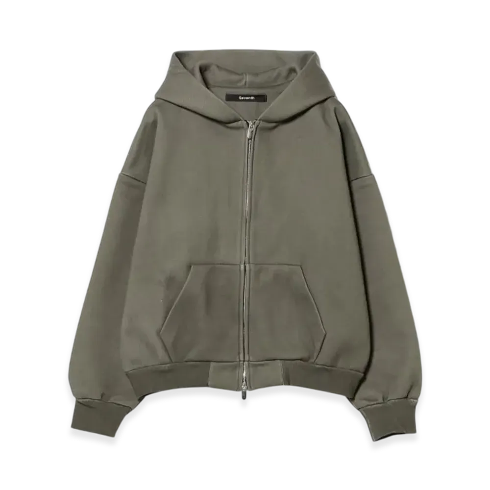 BEAMS x Seventh / V2 Zipped Hoodie "Vintage Cactus"