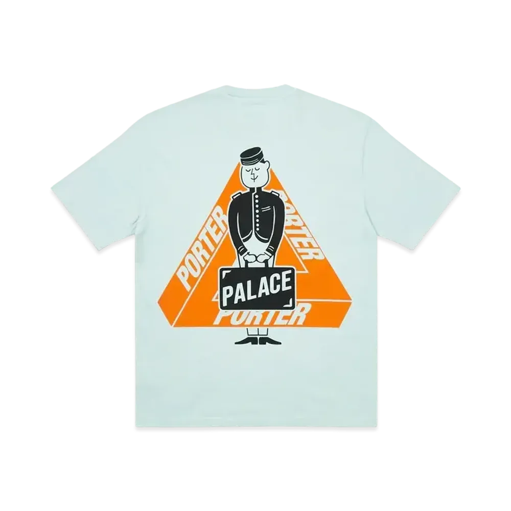 PALACE PORTER Tri-Ferg Bell Boy T-Shirt "Blue"