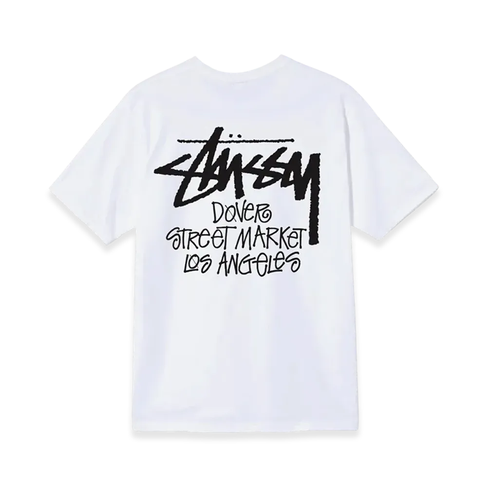 Stussy Stock DSM Los Angeles Tee "White"