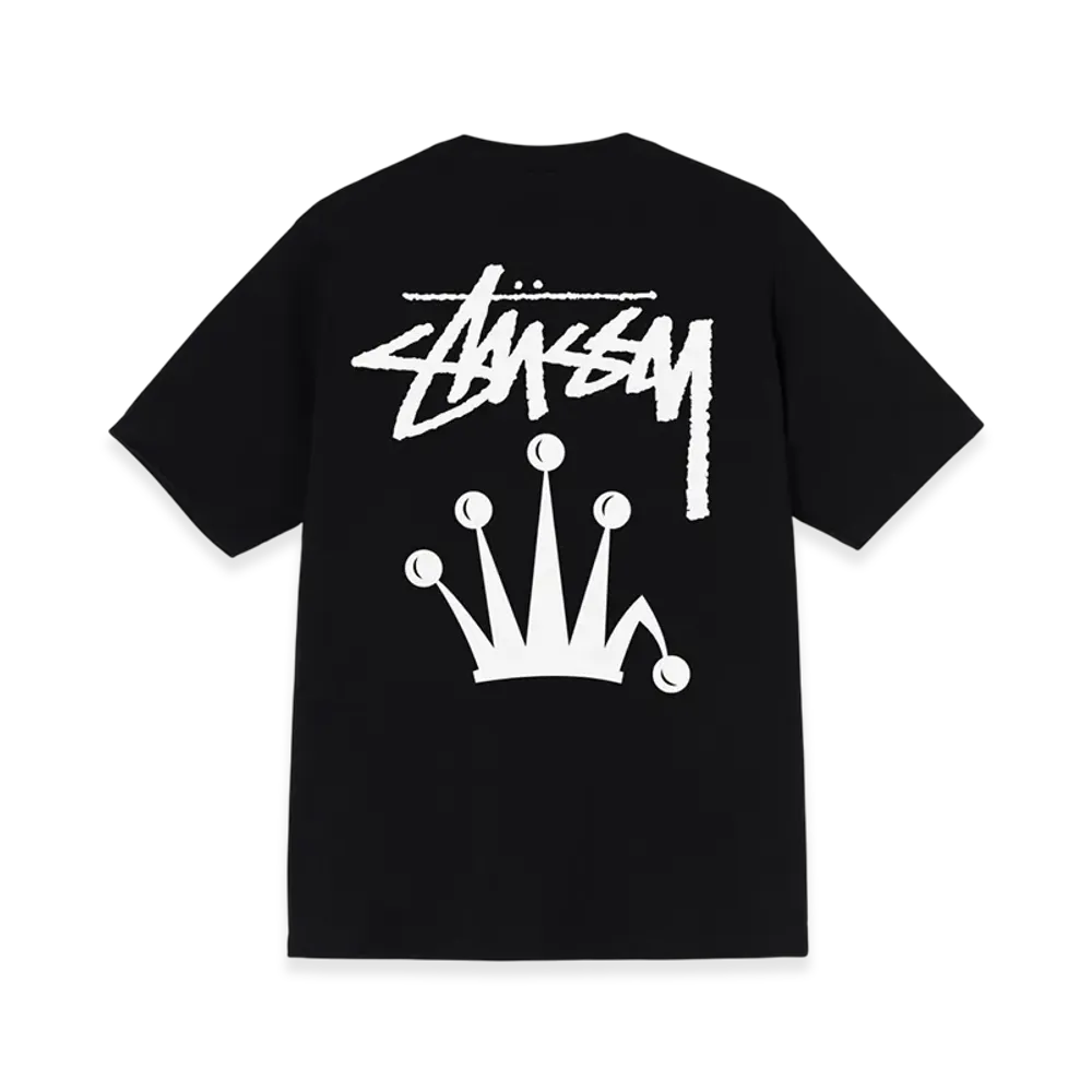 Stussy Stock Crown Tee "Black"