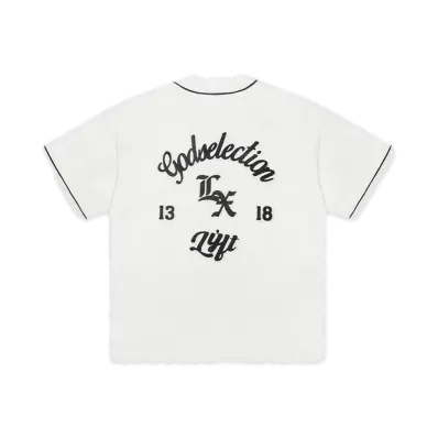 GOD SELECTION XXX x LYFT Limited Baseball Shirt "White"