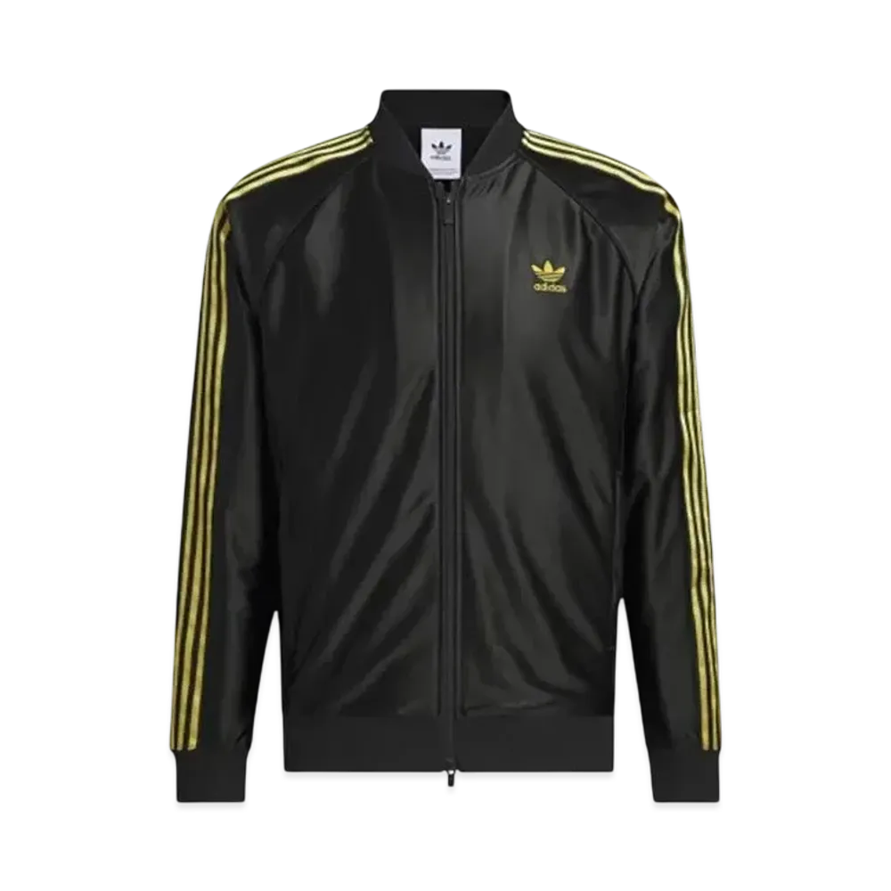 adidas SST Track Top (Jersey) "Black/Gold Metallic"