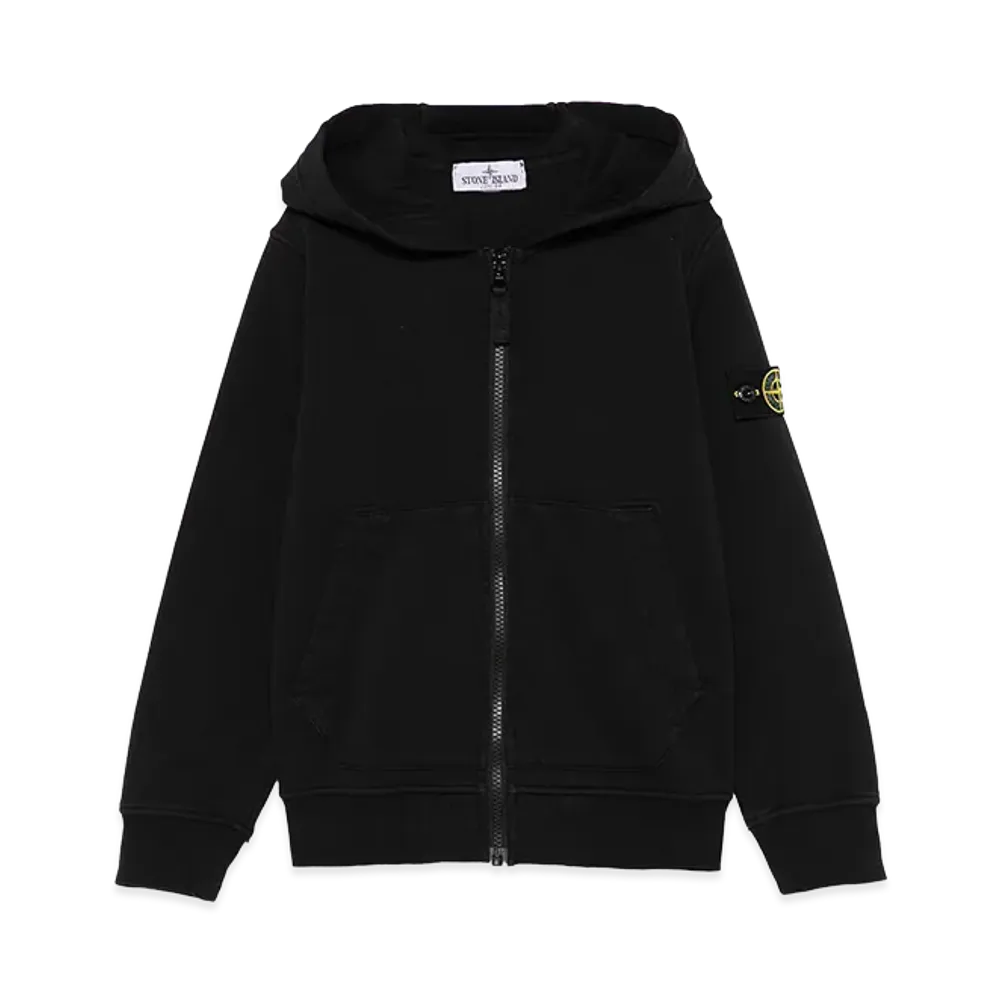 Stone Island Kids Hoodie "Black"