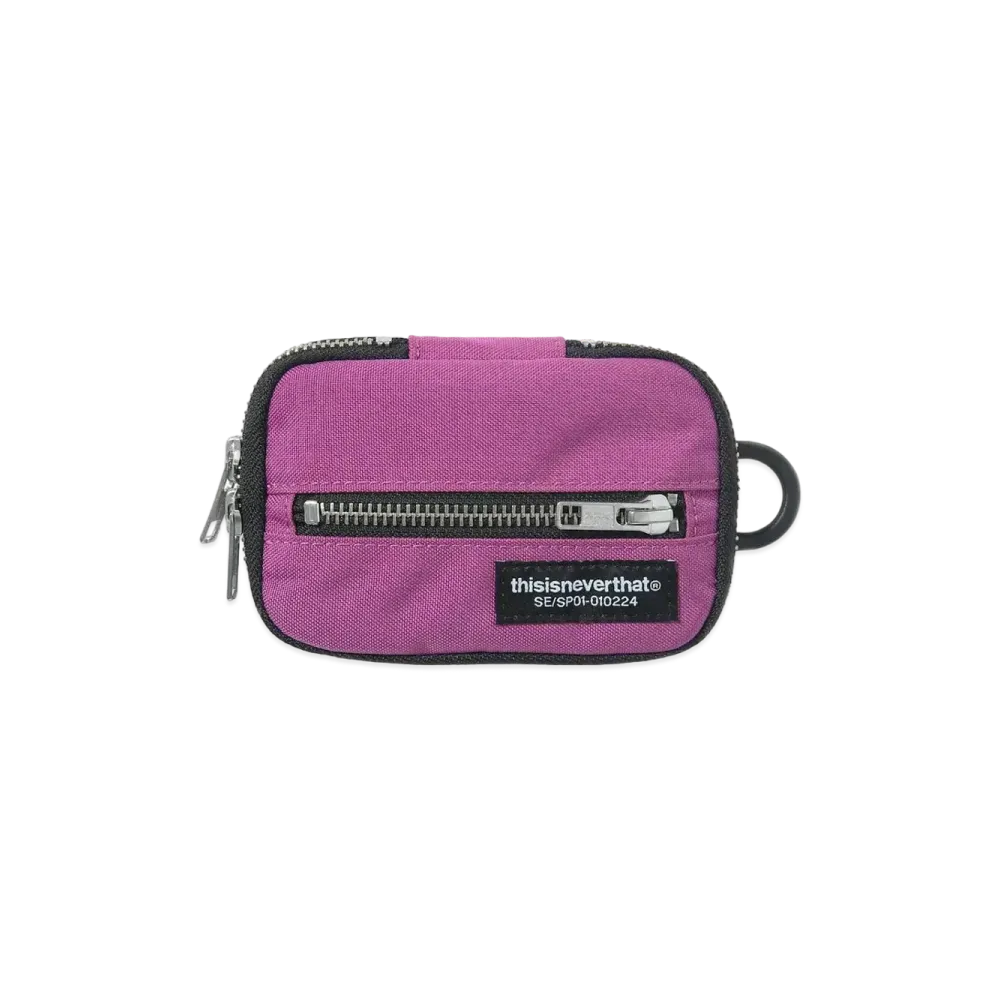 thisisneverthat CORDURA Zip Wallet "Plum"