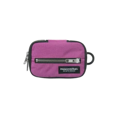thisisneverthat CORDURA Zip Wallet "Plum"