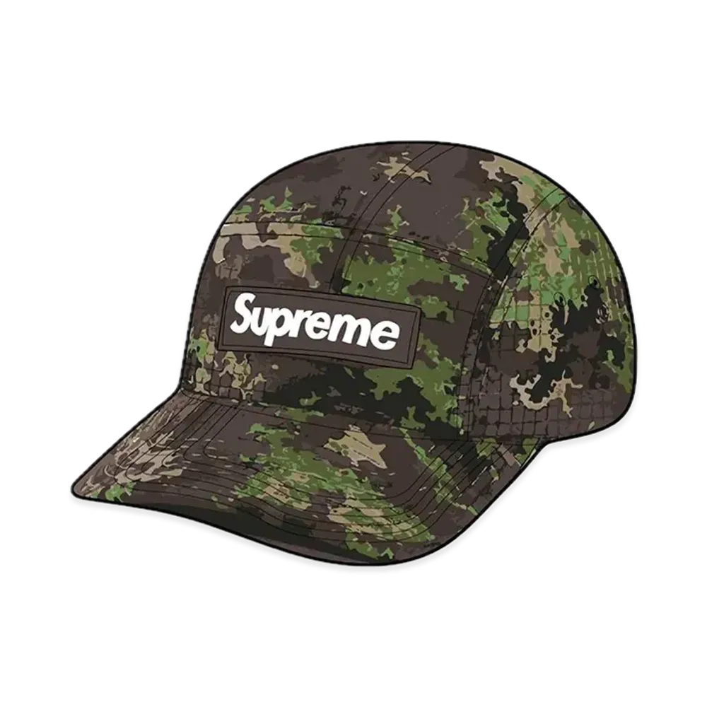 Supreme Camo Ripstop Camp Cap "Woodland Camo"