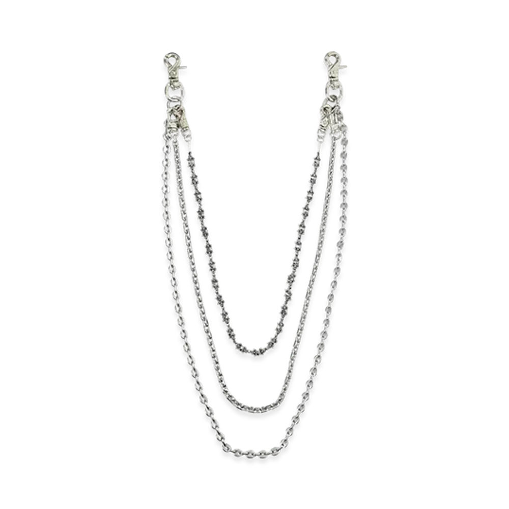 BREATH BH Triple Wallet Chain "Silver"
