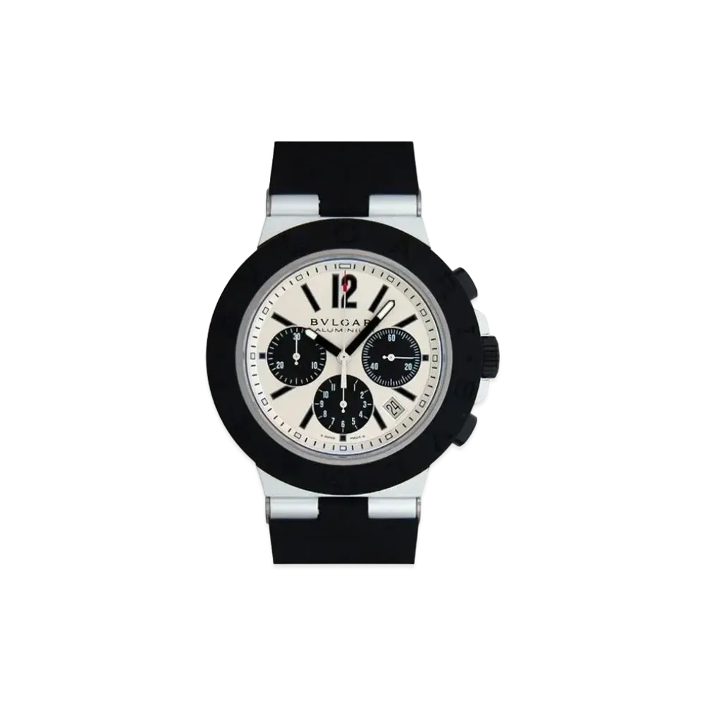 BVLGARI Aluminum Chronograph "White/Aluminum/Rubber/Black"