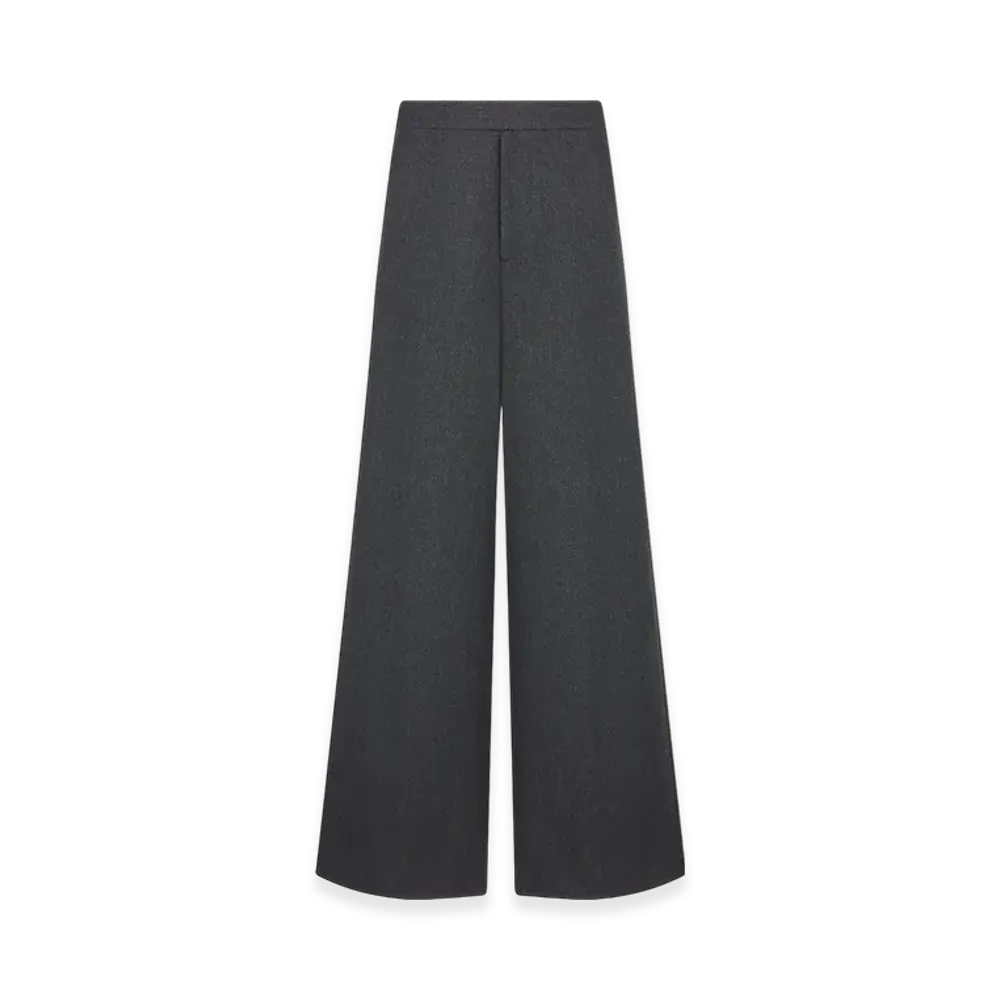 Dior x Lewis Hamilton Loose-Fit Pants in Wool Cavalry Twill "Anthracite Gray"
