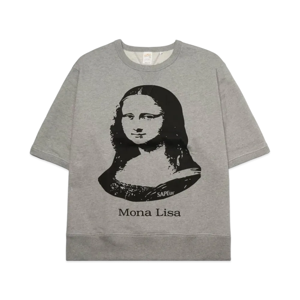 SAPEur S/S Sweat Mona Lisa "Vintage Gray"