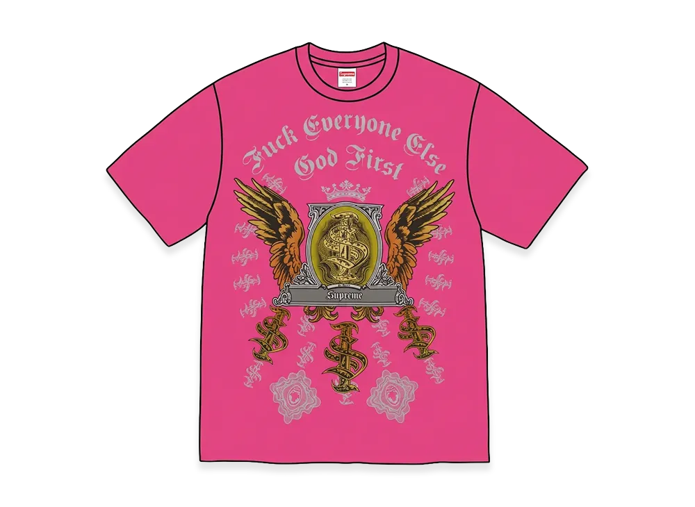 Supreme Money Tee "Fuchsia"