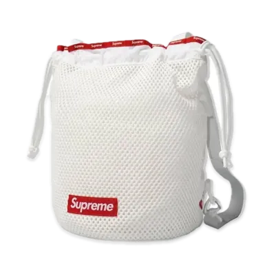 Supreme Mesh Small Backpack "White"