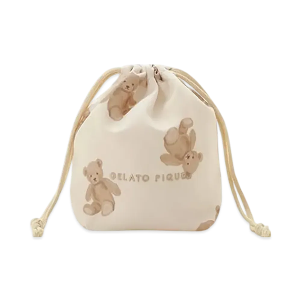 GELATO PIQUE Kids Drawstring Bag S "Ivory"