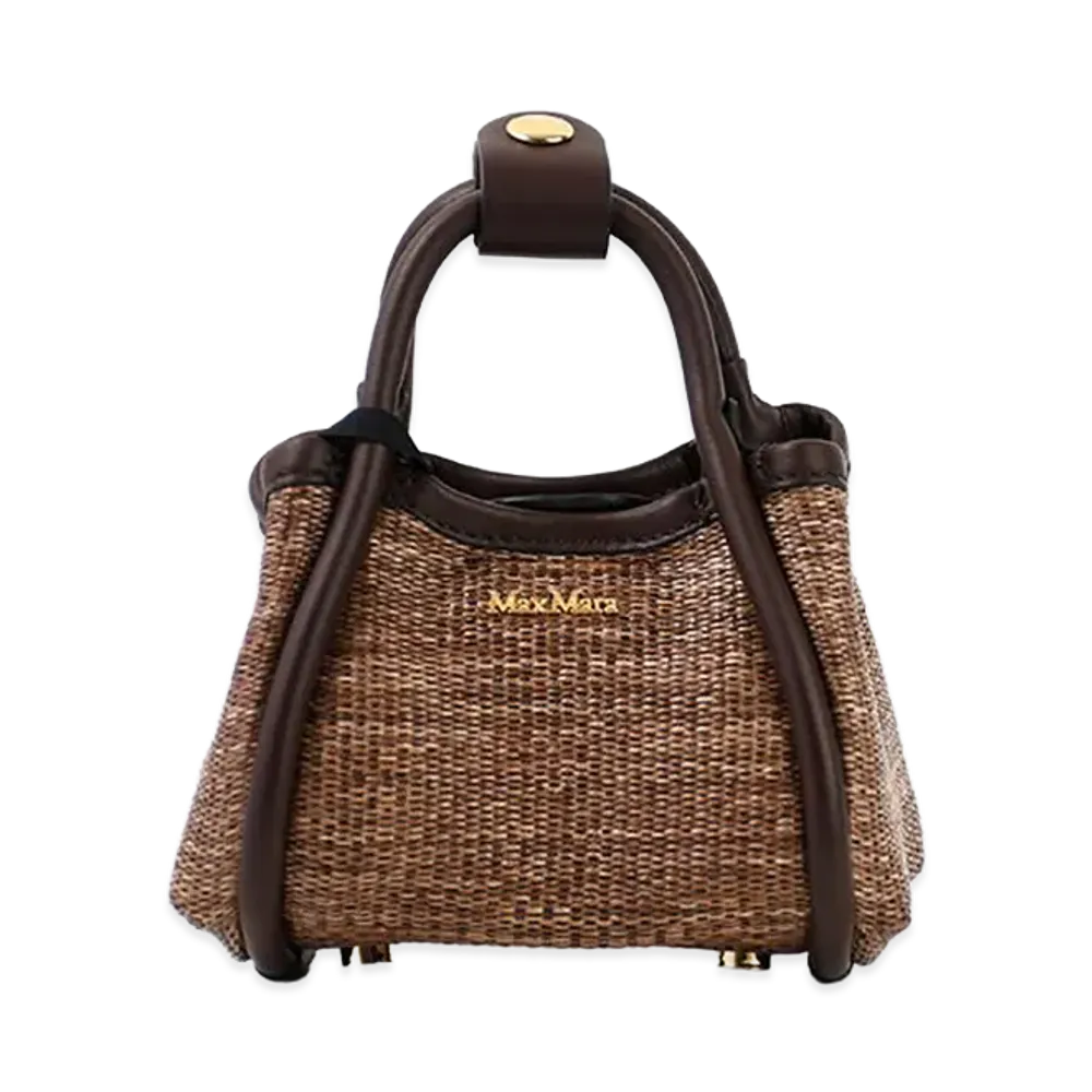 Max Mara Women's Marinestrawxxs Marine Bag "Tobacco"