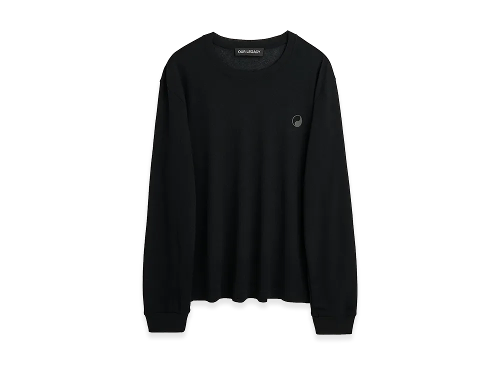 OUR LEGACY Waffle Longsleeve "Black"