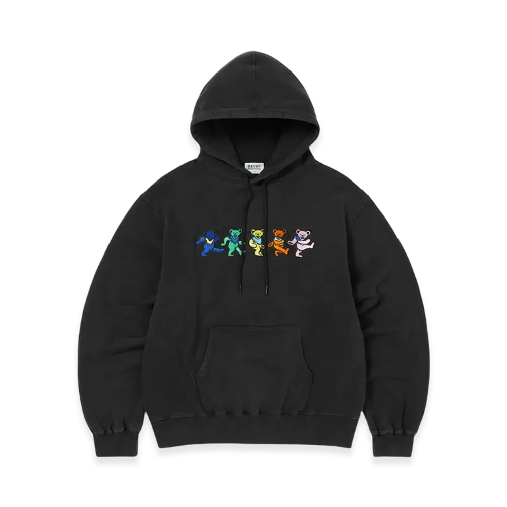 thisisneverthat x Grateful Dead Dancing Bears Hoodie "Black"