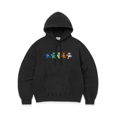 thisisneverthat x Grateful Dead Dancing Bears Hoodie "Black"