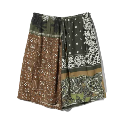 Needles x NOMA T.D. H.D.P. Short - Patchwork "Green"