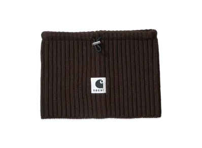 sacai x Carhartt WIP Wool Knit Neck Warmer "Dark Beige"