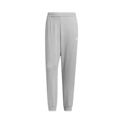 adidas Warding Pack Loose Fit French Terry Elastic Hem Full Length Pants "Medium Grey Heather"