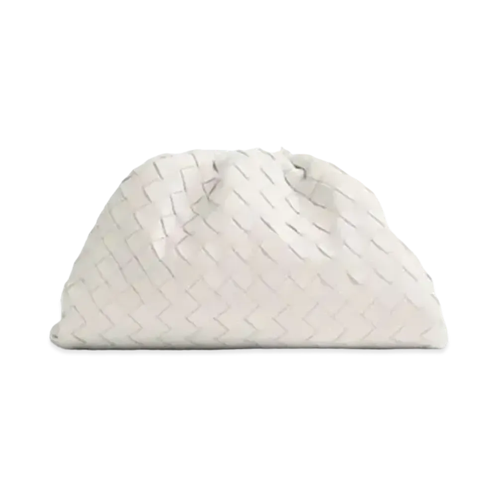 Bottega Veneta Clutch "Chalk"