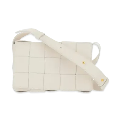 Bottega Veneta Small Cassette Crossbody Bag "White"