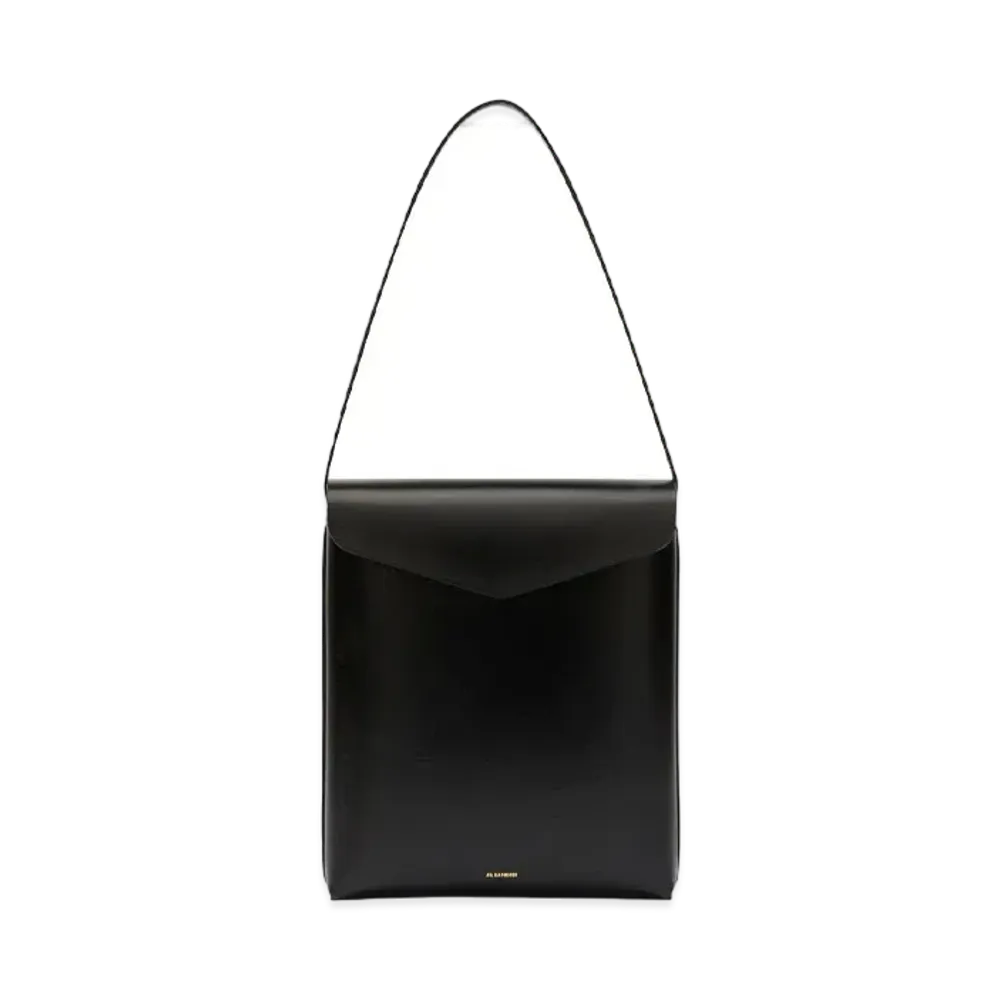 Jil Sander Rivet Shoulder Bag "Black"