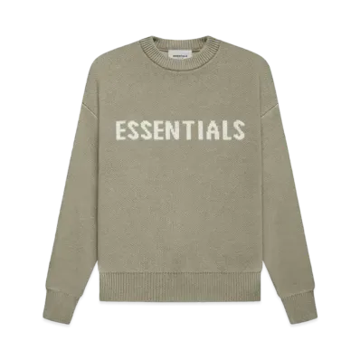 FEAR OF GOD ESSENTIALS KIDS KNIT PULLOVER "Pistachio"