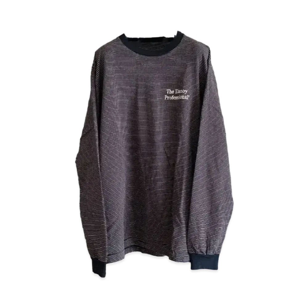ENNOY 20SS L/S Border Tee "Navy" SS20BRENCT07AM