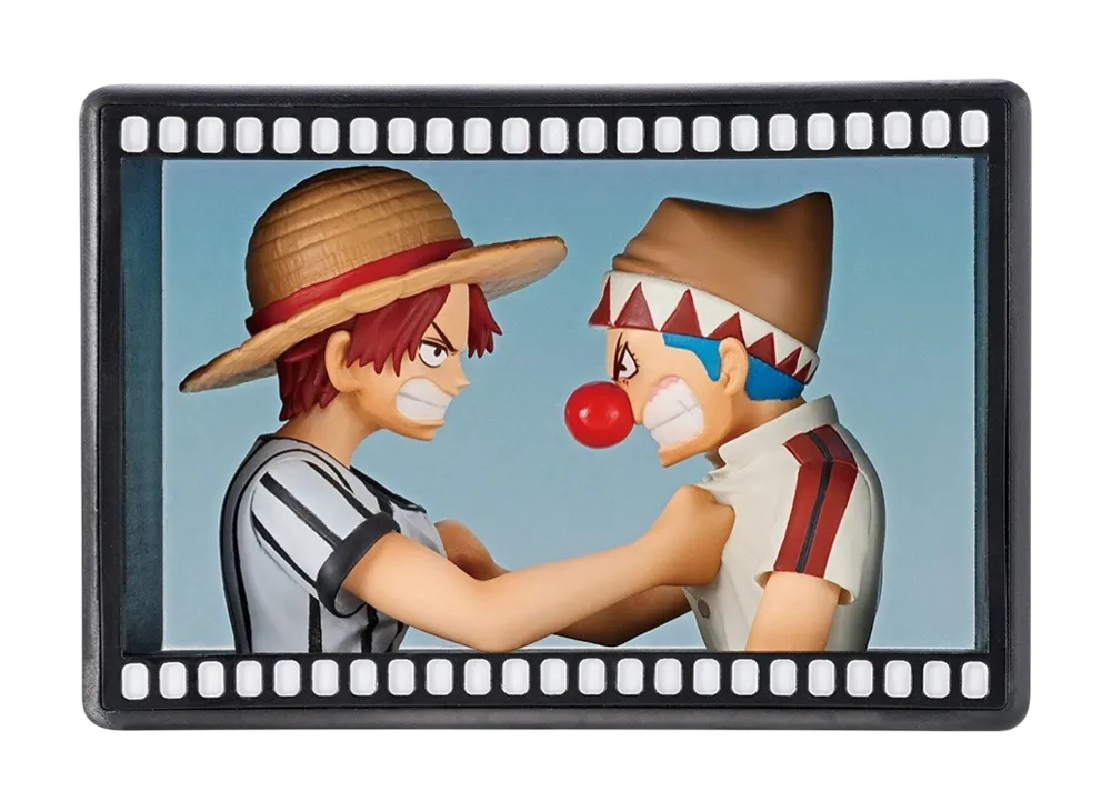 BANDAI "Ichiban Kuji" -One Piece Red-Haired Pirates- E Prize Hakoni World Shanks/Buggy