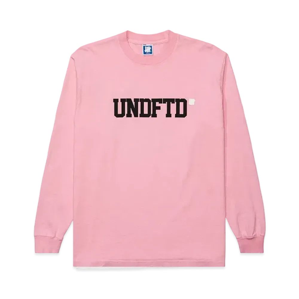 UNDEFEATED TRADEMARK L/S TEE - 80314 "Pink"