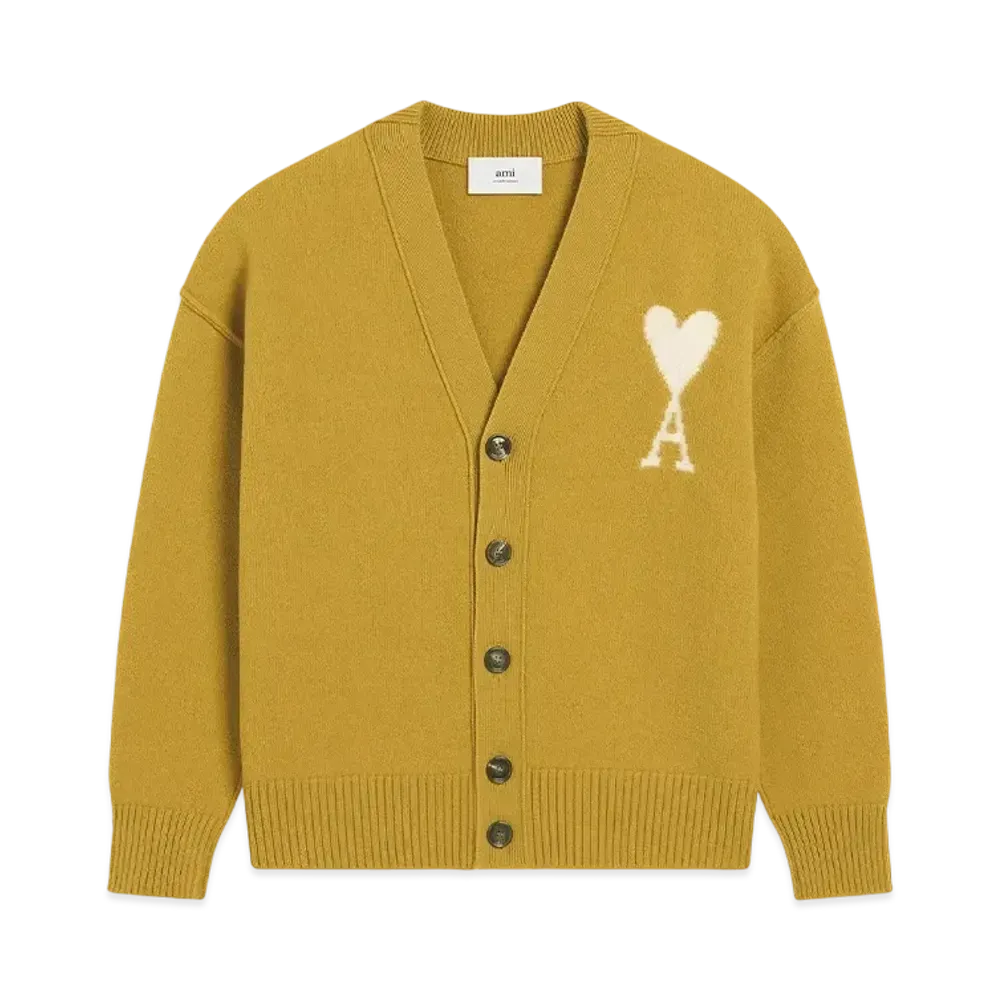 AMI PARIS Amidoucourt Cardigan "Havane/Ecru"