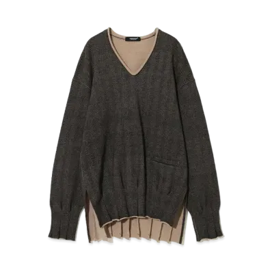 UNDERCOVER Transfer Print Sweat Pullover "Brown Base"