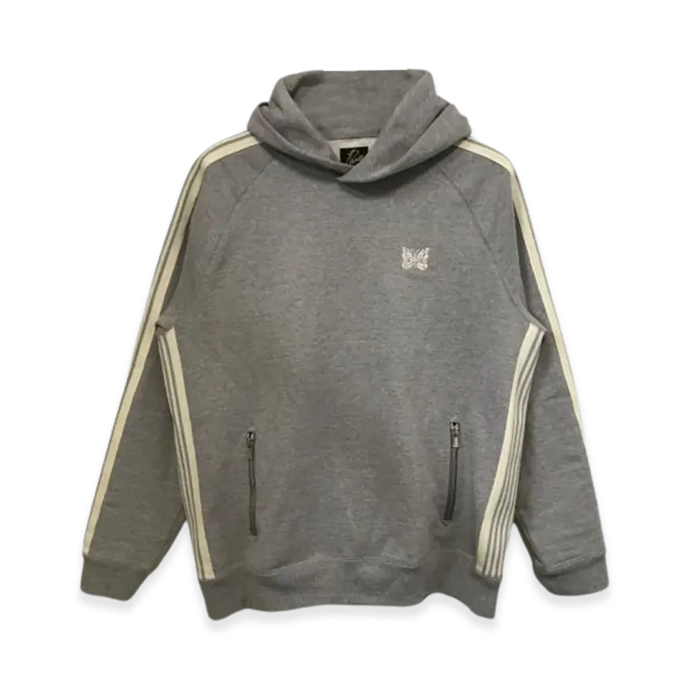 NEEDLES Logo Embroidery Track Hoodie "Grey"