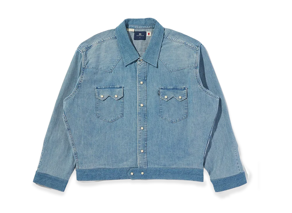 LEVI'S Bluetab Customized Edition Sawtooth Shirt "Light Wash"