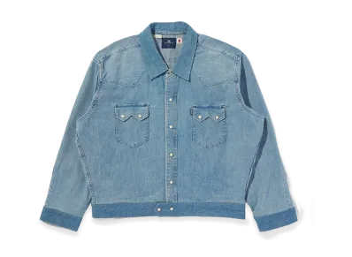 LEVI'S Bluetab Customized Edition Sawtooth Shirt "Light Wash"
