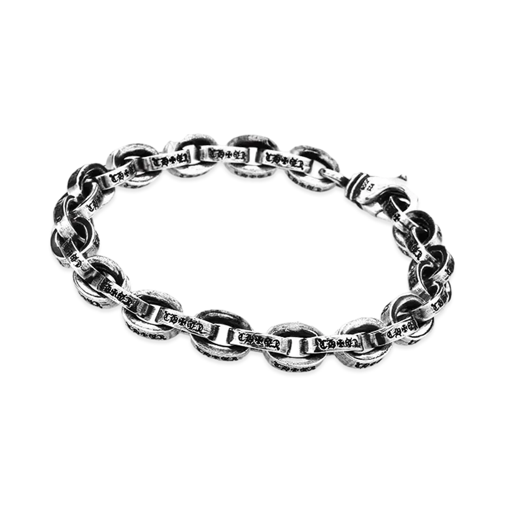Chrome Hearts Large Paper Chain Bracelet "Silver"
