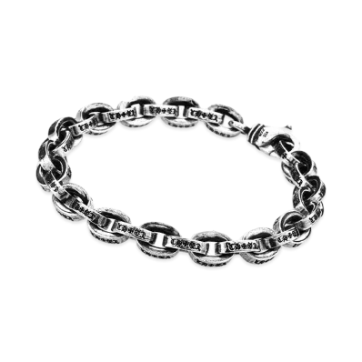 Chrome Hearts Large Paper Chain Bracelet "Silver"