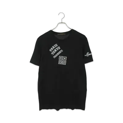 Louis Vuitton x Fragment Design Logo Patches T-shirt "Noir"