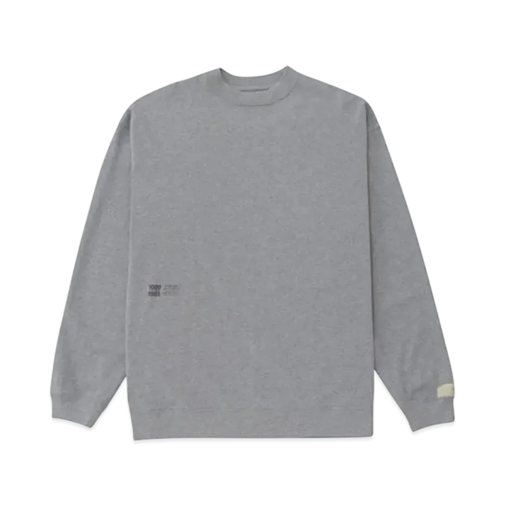 New Balance 1000 New Balance Ribbed Hem Long Sleeve T-Shirt Oversized Fit "Athletic Gray"