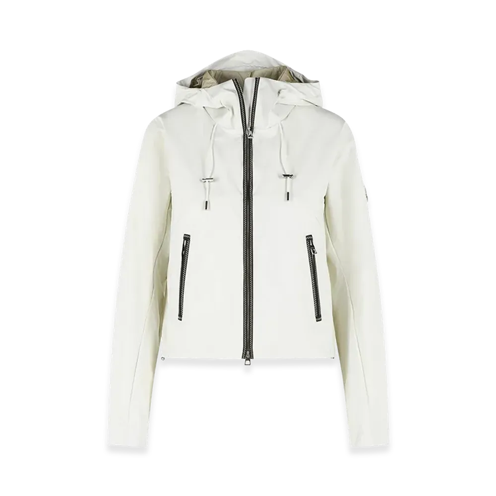MONCLER Women's Lasanca Hooded Jacket "White"