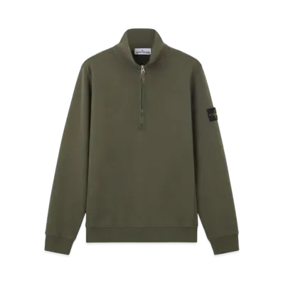 Stone Island 63420 Brushed Organic Cotton Fleece "Musk Green"