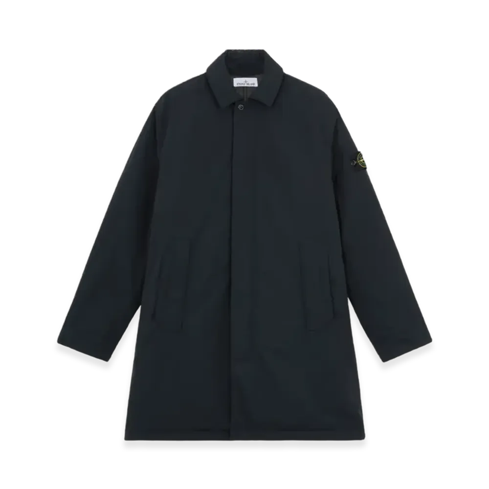 Stone Island 70626 Poylester Micro Twill Car Coat - 24FW "Black"