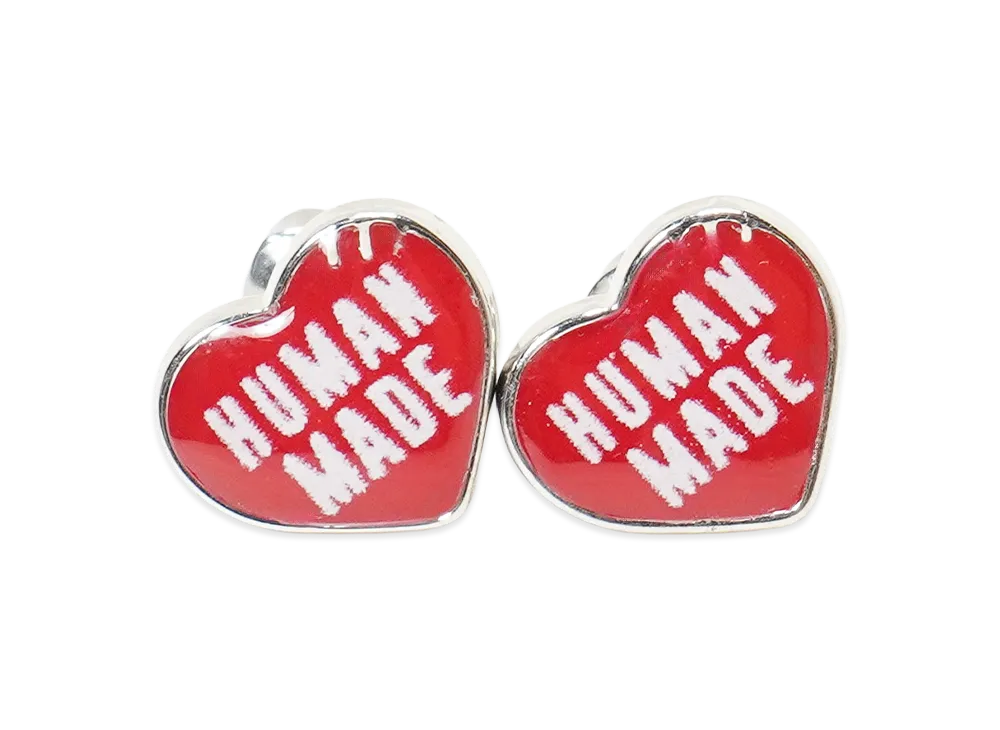HUMAN MADE Heart Earrings 