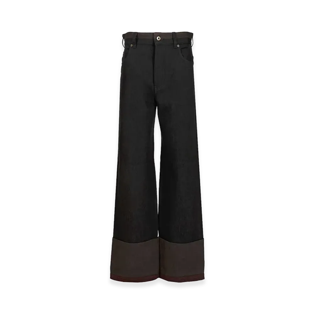 LOEWE Cuffed Denim Jeans "Black"