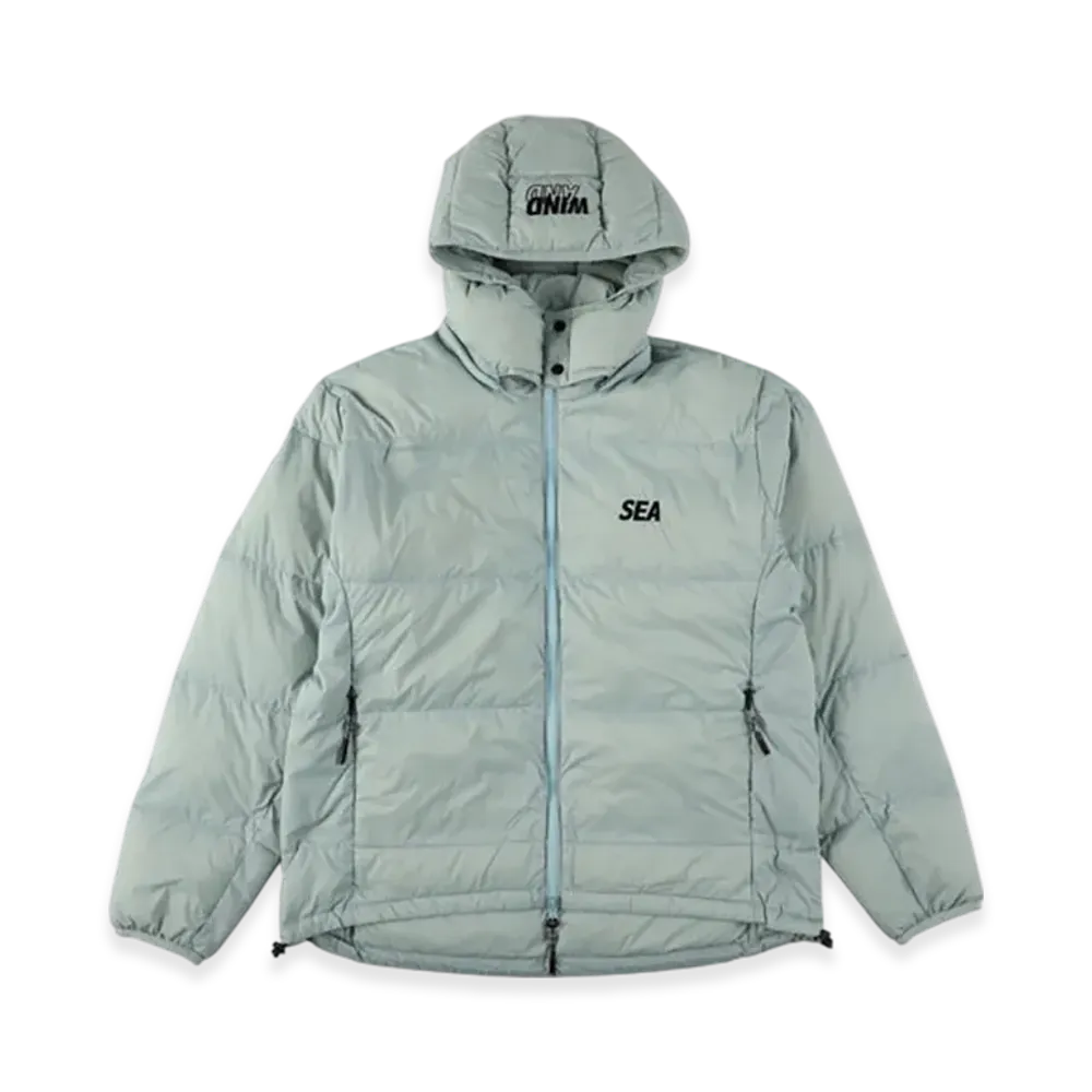 WIND AND SEA x TAION Hooded Down "Ice Mint"